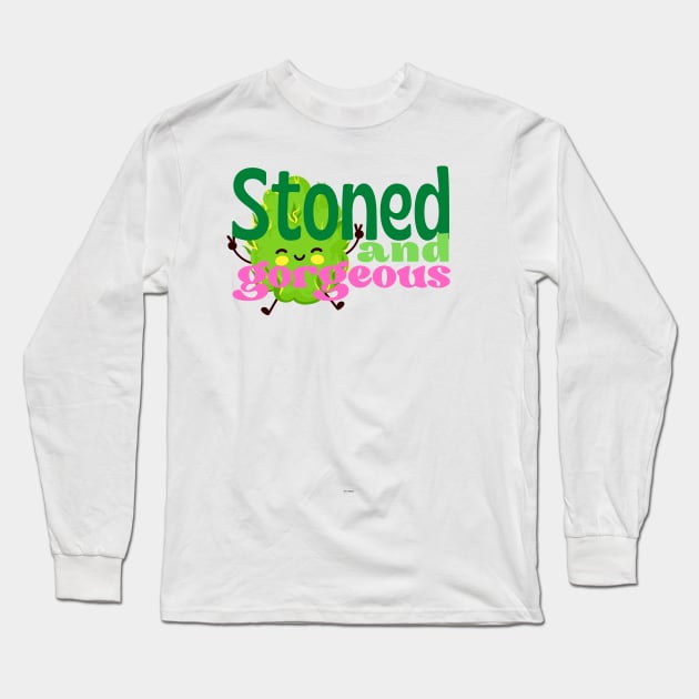 Stoned and Gorgeus Long Sleeve T-Shirt by FrogandFog